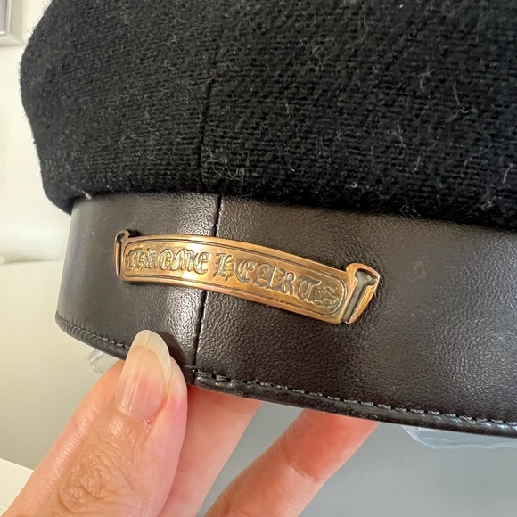 ❌SOLD❌Chrome Hearts Wool Cross Captain Beret - Picture 9 of 14